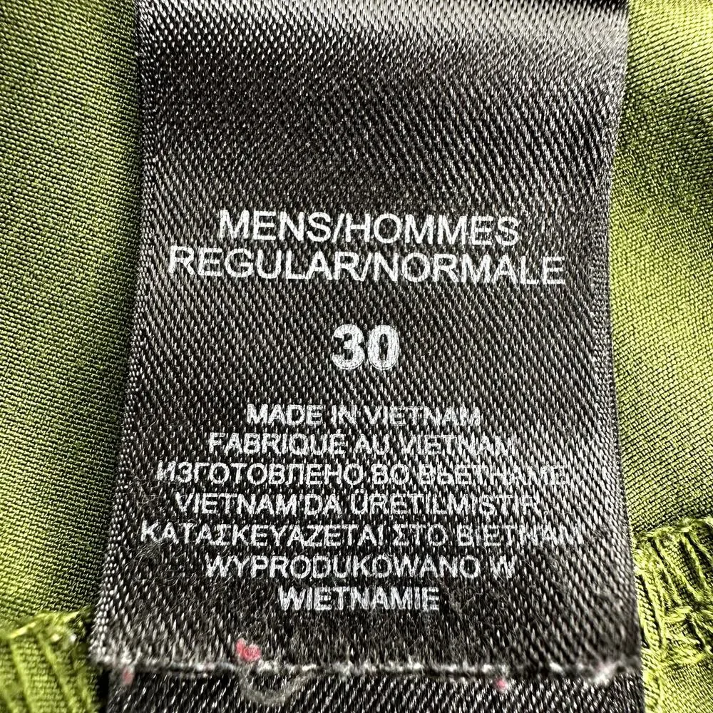 North Face Apex Washoe Short Cargo UPF 50 Outdoor Stretch Web Belt Green 30